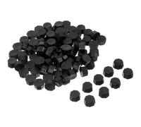 CHILDWEET Perlas de lacre en cera negra, 2 bolsas, material de cera, estilo vintage, conveniente para almacenamiento, para cartas y proyectos artesanales