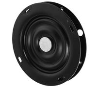 CHILDWEET Placa Giratoria de Acero Negro de 6 Pulgadas Diseño de Rodamientos para Muebles, Rotación de 360 Grados, Adecuada para Sillas de Bar y Sofás en Movimiento de Varios Estilos