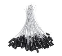CHILDWEET Precintos de Seguridad para Cables de Acero Galvanizado Negro, Antimanipulación y Fácil Instalación, 100 Unidades para Transporte Terrestre y Marítimo