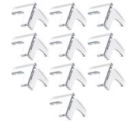 CHILDWEET Protector de Bordes y Esquinas en PVC para Muebles Forma Triangular, Anticolisión Necesidad de Corte Manual, Pack de 10 Piezas para Mesas y Escritorios