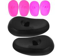 CHILDWEET Protectores de Oídos para Teñir el Cabello de Silicona Cómodos y Resistentes al Agua, 3 Pares para Uso en Salones de Peluquería y Cuidado Personal