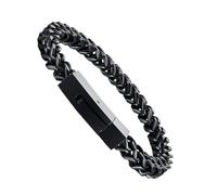 CHILDWEET Pulsera Hombre Acero Inoxidable Cadena Gruesa Punk Personalidad Hip Hop Moda