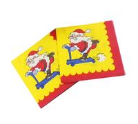 CHILDWEET Servilletas Navideñas de Gran Absorción 20 Hojas por Paquete Servilletas de Papel para La Cena para Decoraciones de Fiestas