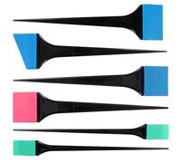 CHILDWEET Set de 6 Cepillos Aplicadores de Silicona para Teñir el Cabello, Fácil Limpieza y Aplicación Rápida para Uso en Casa y Peinados DIY Color Aleatorio