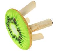 CHILDWEET Taburete De Madera para Cambiar Zapatos Taburete Infantil Redondo para Hogar Silla De Estilo Moderno y Ligera Base Antideslizante