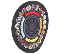 CHILDWEET Tapete de Goma para Altar de Tarot Diseño Creativo y Tacto Cómodo, Plegable Juegos de Adivinación y Fiestas Místicas