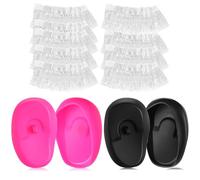 CHILDWEET Tapones para Baño de Oídos de Silicona Flexible y Cómoda, Protectores Auditivos para Ducha y Peluquería, 2 Pares Ideales para Hombres y Mujeres en Baños y Salones