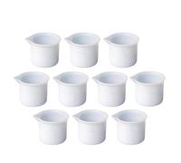 CHILDWEET Tazas Medidoras de Silicona de 50ml Escala 12 sin Grietas ni Huecos para Resina Epoxi Ideales para Manualidades de Bricolaje y Arte Resina