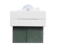 CHILDWEET Termómetro y Medidor de Humedad con Pantalla Lcd Grande y Ventosa para Montaje en Ventana, Estación Meteorológica para Uso Exterior y Invernadero