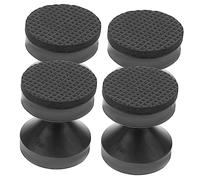 CHILDWEET Topes Antivibración Cama de Ajustables para Cabecero Plástico a Negro 4 Piezas Ajuste de 4.2 4.7cm, Estabilizador que Previene Ruidos y Movimientos