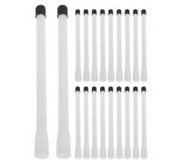 CHILDWEET Varilla de Extensión de Válvula de Neumático de Plástico Blanco, Paquete de 20 Piezas para Inflado sin Fugas en Mantenimiento de Emergencia y Ciclismo