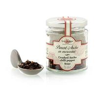 Chile ancho en trozos 45 g, chile poblano seco mexicano, picante moderado 4/10, ideal para mole, salsas, adobos, guisos y marinados, aroma afrutado