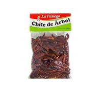 Chile de árbol seco 250 g picante medio-alto para salsas, guisos y adobos chile mexicano rojo entero