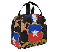 Chile Emblema Nacional Bolsa Almuerzo Portátil Térmica Aislada Lonchera Viaje Bolso Reutilizable Para Mujeres Hombres Niños Escuela Picnic Exterior