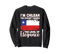 Chile Flag Proud Elegant Chilean Boyfriend Girlfriend Sudadera