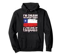 Chile Flag Proud Elegant Chilean Boyfriend Girlfriend Sudadera con Capucha