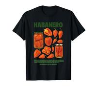 Chile Habanero Picante Cocina Ilustración Arte Salsa Camiseta