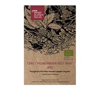 Chile húngaro de cera 'Hungarian Hot Wax' (Capsicum annuum) orgánico - aprox. 10 semillas