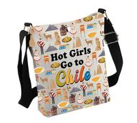 Chile Travel Gift Hot Girls Go to Chile Crossbody Bag Chile Lover Gift Chile Souvenir Gift Chile Welcome Gift for Her, Chilebag