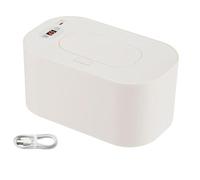 Chiler portátil, contenedor portátil USB Baby Wipes, Control de temperatura preciso inteligente Caja de aislamiento de pañales reutilizable, dispensador de tela de viaje para Boy Girls