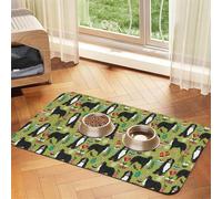 Chiles picantes,Tapete Impermeable para Comida de Mascotas, manteles Individuales para Comida y Agua para Perros y Gatos, tapetes de Cuero sintético para Comida.,40x60cm