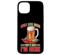 Chili And Beer That's Why I'm Here Bebida de comida picante Carcasa para iPhone 15 Plus