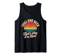 Chili and Beer That's Why I'm Here Spicy Food Drink |- Camiseta sin Mangas