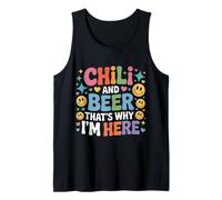 Chili and Beer That's Why I'm Here Spicy Food Drink - Camiseta sin Mangas