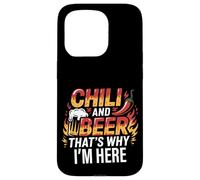 Chili And Beer That's Why I'm Here Spicy Food Drink ---- Carcasa para iPhone 15 Pro