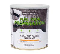 Chili con carne y arroz - 25 años - Comida de emergencia