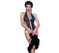CHILIROSE - CR 4479 BODY CROTCHLESS AZUL S/M