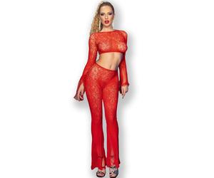 Chilirose CR 4648 Top & Pantalon Rojo