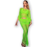 Chilirose CR 4666 Top & Falda Verde