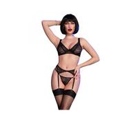 CHILIROSE - CR 4692 SET CUATRO PIEZAS NEGRO S - S