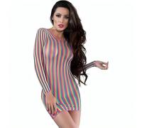CHILIROSE - CR 4334 VESTIDO MULTICOLOR S/M