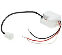 ChiliTec 22261 CT-PIR Mini - Detector de Movimiento empotrable (12 V CC, 1-60 W, LED, 12 V), Color Blanco