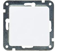 ChiliTec 22668 Delphi-Interruptor de luz (230 V, Montaje Empotrado), Color Blanco, WS Sin Marco, conexión de Abrazadera