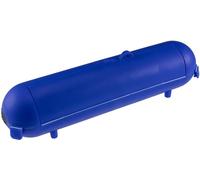 ChiliTec Caja de protección de cable IP44, Cubre Enchufes Exterior, Protección contra Salpicaduras, para CEE, Camping, Cable de Extensión, Enchufe de Alimentación para Exteriores, Color Azul
