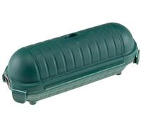 ChiliTec Caja de protección de cables IP44 Caja fuerte exterior para conexión de cables Protección contra salpicaduras Cubierta protectora para cable de extensión Enchufe exterior Verde, 23784