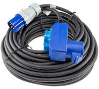 ChiliTec CEE Cable de extensión 25 metros conector de ángulo