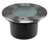 ChiliTec Foco empotrable para suelo (redondo, 230 V, casquillo GX53, 2 conexiones)