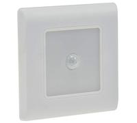 ChiliTec Lámpara LED empotrable de pared con detector de movimiento para latas UP - Montaje empotrado 60 - 68 mm, 2 W, 135 lúmenes, luz blanca cálida