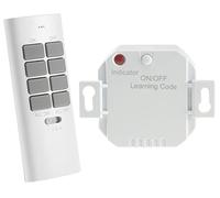 ChiliTec Pilota Casa - Juego de interruptor inalámbrico con mando a distancia (230 V, universal, hasta 2300 W, alcance de hasta 30 m)