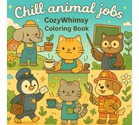 Chill Animal Jobs: A Relaxing Coloring Book from the CozyWhimsy Series: For Teens and Adults to Relieve Stress and Explore Whimsical Careers