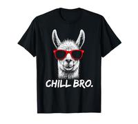 Chill Bro - Cool Llama with sunglasses gift idea gamer Camiseta