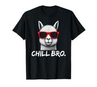 Chill Bro - Cool Llama with sunglasses gift idea gamer Camiseta