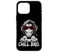 Chill Bro - Cool Monkey with Sunglasses Gaming Funny Gamer Carcasa para iPhone 16 Pro MAX