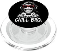Chill Bro - Cool Monkey with Sunglasses Gaming Funny Gamer PopSockets PopGrip para MagSafe