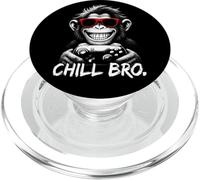 Chill Bro - Cool Monkey with Sunglasses Gaming Funny Gamer PopSockets PopGrip para MagSafe