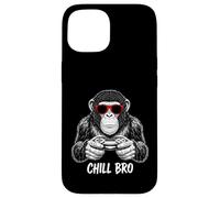 Chill Bro - Gamer Monkey Video Game Ape con Gafas de Sol Carcasa para iPhone 15